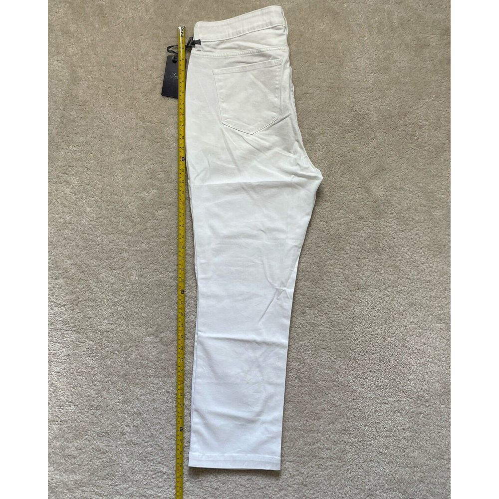 NYDJ Original Slimming Fit Pants Optic White Ankle Sz 16 Lift+tuck Tech NWT - Picture 6 of 13